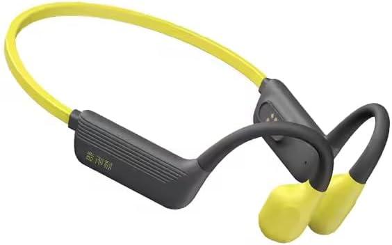 Swimming Headphones Underwater,IPX8 Waterproof, Bone Conduction Headphones, Bluetooth 5.4 Open Ear with 32G MP3 Memory for Exercising (Kiwi)