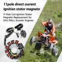 GXYWADY 11 Pole Coil Ignition Stator Magneto Replacement for GY6 150cc Scooter Engines