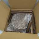 SEQUEDA Wood Plant Stands Indoor, 3-Pack Single Plant Stand for 6-12 Inch Pots, Mid-Century Modern Plant Stool, Tall Wooden Plant Stand for Large Plants Perfect Fit for Living Room, Balcony, Office(Dark Brown)