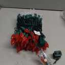 Brizled Red & Warm White Christmas Lights, 33ft 100 LED Faceted C5 Christmas String Lights, 120V UL Certified Xmas Tree Light Connectable White Xmas Light Indoor Outdoor for Home Tree Holiday Patio