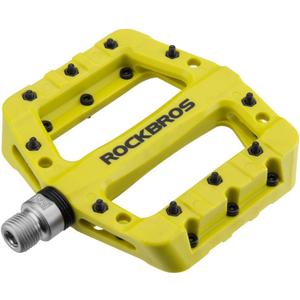 ROCKBROS MTB Pedals Mountain Bike Pedals Lightweight Nylon Fiber Bicycle Platform Pedals for BMX MTB 9/16" 2 Packs