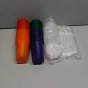 L LIKED 12 Oz Kids Sippy Cups, 4 Colours Assorted Total 40 Count Spill Proof Reusable Cups, BPA-Free, Perfect for Party