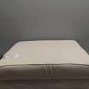 Outdoor Chair Cushions Set of 4, Water-Resistant & Fadeness 17" W x 16" D x 2" T Seat Cushion, High Density Foam with Dual Straps for Patio Garden Furniture Sofa Dining Chairs, Beige