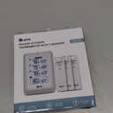 Indoor Outdoor Thermometer Wireless, 4.5 Inch Display Digital Hygrometer Thermometer Temperature Humidity Monitor with 330ft Range Sensor and Adjustable Backlight