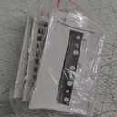 Electric Cheese Grater, Portable Automatic Vegetable Cutter with 3 Different Shapes of Blades Cabbage Shredder for Cheeses, Fruits and Vegetables (White)