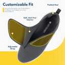 ORTOREX Men Orthopedic Diabetic Walking Shoes Edema Shoes for Swollen Feet (12, Grey)