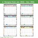 2026 Desk Calendar - Calendar from January 2026 - December 2026,12 Months Desk Pad Calendar, 14.8" x 11.4", Desk Pad, Large Ruled Blocks