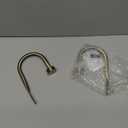 Premium Curtain Holdback, Quality Metal Decorative Curtain Holdbacks with Zinc Alloy Cap Finials,Rust-Proof, Set of 2 Window Curtain Holdbacks,Antique Bronze