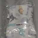 Soft Hypoallergenic Baby Head & Neck Support Organic Cotton Cover Machine Washable (Animal World)