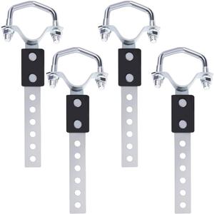 4pcs Heavy Duty Muffler Exhaust HangersUniversal Exhaust Flexible Swivel Tail Pipe Hanger with Heavy Reinforced Rubber Pad,Heat Resistant Exhaust Insulator for Cars, SUVs & Trucks (Oe Style 4pcs)