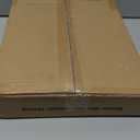 JANSNIMEN Corner Bread Box for Kitchen Countertop, Large Bread Container Storage Vintage Wooden Farmhouse Bread Box with Window for Homemade Bread Holder (Black)