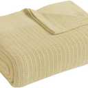 Fiesta - Queen Blanket, Soft Thermal Cotton Blanket, Lightweight Home Decor (Fiesta Rattan, Full/Queen)