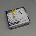 High Pressure Shower Head - Anti-Clogging Silicone Nozzles - 2.5 GPM Removable Restrictor - Easy to Clean Adjustable Replacement - easy to install with Plumbers Tape - 6 inch - Classic Chrome Finish