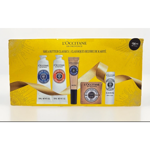 L’Occitane Shea Butter Classics Holiday Gift Set, Soothing, Nourishing & Hydrating Daily Essentials, TravelSized Minis, Skincare, Lip & Body Care