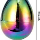 JOYIN 2.3'' Easter Eggs, 24 Pcs Plastic Eggs Metal Color for Filling Specific Treats, Colorful Easter Theme Party Favor, Classroom Prize Supplies