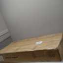 Solid Wood Double X-Back Dining Chair with Arms in Unfinished Parawood, Classic Kitchen/Dining Furniture, Stainable & Paintable, 23.6" W x 22" D x 41.3" H, Wide Arm Width, Traditional & Durable