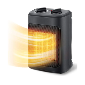 Space Heater, 1500W Electric Heaters Indoor Portable with Thermostat, PTC Fast Heating Ceramic Room Small Heater with Heating and Fan Modes for Bedroom, Office and Indoor Use