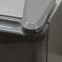 HOMCOM Mini Freezer Countertop, 1.1 Cu.Ft Compact Upright Freezer with Removable Shelves, Reversible Door for Home, Dorm, Apartment and Office, Gray