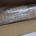 LazBlinds Cordless Bamboo Roman Shades, Privacy Blinds for Interior Windows, Room Darkening Roll Up Bamboo Blinds for Home & Patio, 30.5" W x 48" H, Highfield Teak
