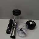 Ganiza Immersion Blender 5 in 1 Hand Blender Max 1000W Heavy Duty Motor, 16 Speed Mode Handheld Blender Stainless Steel Blade With 800ml Mixing Beaker, 600ml Chopper, Whisk and Milk Frother