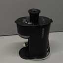 Mini Single Serve Coffee Maker for K Cup and Ground Coffee, Fast Brew One Cup Coffee Machine with Descaling Reminder and Water Window, 6 to 12 oz. Brew Sizes, Black (9.45 Inches)