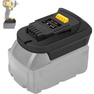 MIL18DL Battery Adapter for Milwaukee Battery Convert to for Dewalt Tool Use, Convert for Milwaukee M18 18V Batteries to for Dewalt Power Tool Use(Adapter Only)