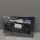 CISSOOK Black Glitter Case for MacBook Air 13.6 inch 2025 2024 2022 Release Model A3240 A3113 A2681, Sparkly Black Hard Shell Case with Keyboard Cover USB Adapter for MacBook Air 13 M2 M3 M4