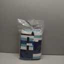 ZAZE Picnic Blankets Beach Blanket, 80''x80'' Extra Large Thick 3-Layers, Sandproof Machine Washable Waterproof Foldable Oversized XL Outdoor Mat, for Camping, Park, Travel, Grass(Blue White Stripe)