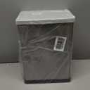 Stainless Steel Bathroom Trash Can with Swing Lid,4gallon Small Metal Garbage can Trash Bin Wastebasket for Office Bedroom Powder Room (Stainless Steel)