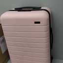 Away Bigger Carry-On Luggage, Lightweight Hardside Large Suitcase with Spinner Wheels, TSA Lock, Airline Approved, Blush Pink