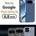 Bastmei for Google Pixel 10 Pro XL Case, Minimalist Phone Cases Extremely Light Ultra-Light Super Slim Thin Camera Protection Hard PC Cover for Google Pixel 10 Pro XL Matt Case (Gravel Blue)