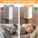 Chair Leg Floor Protectors Square, Silicone Chair Leg Protectors for Hardwood Floors, Chair Leg Caps Covers Protect Wooden Floors from Scratching 20 Pcs X-Large (Fit:1-5/8" ~ 2")