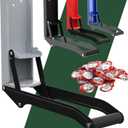 Can Crusher for Recycling, Wall Mounted Manual Crusher for 12 oz & 16 oz Aluminum Cans, Heavy Duty Steel Construction for Home Use-Grey