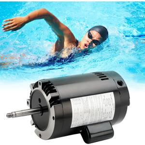 GOMADEIT B625 Pool Pump Motor replace A.O. Smith Century B625, for Polaris Vac-Sweep PB4-60, 3/4 HP, 3450 RPM, 115/230V for 56CZ Frame