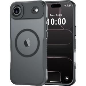 Diverbox for iPhone Air Case, Compatible with MagSafe [Strong Magnets] Translucent Matte Shockproof Anti-Slip Anti-Fingerprint Slim Phone Case for iPhone Air (Gray)