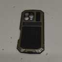 Metal Case for iPhone 16 Pro Aluminum Military Grade Rugged Case with Metal Stand Screen Protector Drop Tested Shockproof Dustproof Full Cover case for Man (Green)