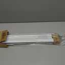 LazBlinds Cordless White 1" Room Darkening Vinyl Mini Blinds, 27" W X 48" H Horizontal Window Blinds for Home, Cordless Shades for Indoor Windows
