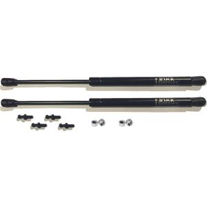2 Truck Upfitters 16" Gas Props (15.7" Extended, 9.4" Compressed, 45 pounds of Pressure ea) for are, ATC, Snugtop, Leer Camper Shell/Truck Cap Rear Door. Measurement Required! Incl 4 Ball mounts!