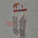 Command Cord Bundlers, Damage-Free Hanging Cord Organizer, No Tools Cord Bundler for Hanging Electrical Cables, 6 Gray Cord Bundlers and 12 Strips