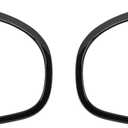 Left&Right Headlight Bezel Compatible with 2011-2016 Mini Cooper Countryman 2013-2016 Mini Cooper Paceman Front Headlamp Door Cover Trim Gloss Black Plastic(ABS) Driver Passenger Side