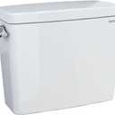 TOTO Drake 1.28 GPF Toilet Tank with WASHLET+ Auto Flush Compatibility, Cotton White - ST776EA#01