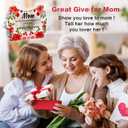 Personalized Gift for Mom from Daughter Son, Magnetic Acrylic Photo Frame Plaque, Mother's Day Christmas Birthday Keepsake, Desktop Display OrnamentPortrait Display 6.18x4.13x0.79 Inches