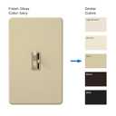 Lutron Ariadni/Toggler LED+ Dimmer Light Switch for Dimmable LED, Halogen and Incandescent Dimmer Switch, 150W, Single-Pole/3-Way, AYCL-153P-IV, Ivory