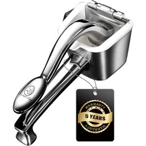 Stainless Steel Lemon Squeezer, Heavy-Duty Orange Juicer, Durable Hand Press Citrus Juicer, Portable Lime Squeezer, Rust-Free, Easy to Clean, Ideal for Kitchen & Bar