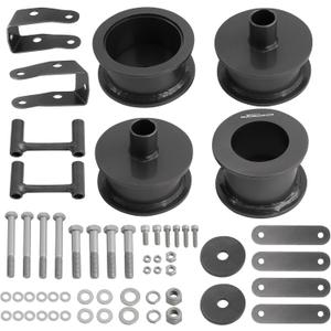 maXpeedingrods 3" Front & 3" Rear Leveling Lift Kit for Jeep Wrangler JK JKU 2WD 4WD 2007-2018, Front Rear Coil Spring Spacer Shock Extender Bracket, Gray