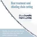 16 Inch Chainsaw Chain fits for Husqvarna 135, 240, 120 Mark II-1Pcs