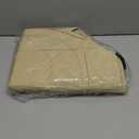 Car Seat Cover for Luxury & Comfort - PU Leather, Anti-Slip, Full Wrap Protection with Storage Pocket for Bottom Cushion - Universal Fit for 95% of Vehicles Yellowish-White,1 Piece