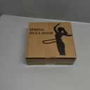 Weighted Spring Fitness Hoop, 4.4lb Soft Exercise Hoops for Adults Weight Loss, Foldable Hoops for Women Man, Waist Friendly Design, Portable Slimming Pilates Equipment for Home Workout