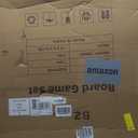 Carron Board Game Set, 27.5 Inch Crokinole/Backgammon/Bowling Game, Tabletop Flicking Game with Discs, All in One Board Game Set for Adults, Family Game Night