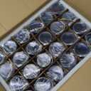 24 Pack 4oz Blue Glass Dropper Bottles, Eye Dropper Bottles with Glass Droppers for Essential Oils, Perfumes(4oz, Blue)